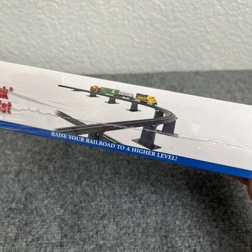 Elevate Your HO Train Layout with E-Z Track Graduated Pier Set - 14 Pieces